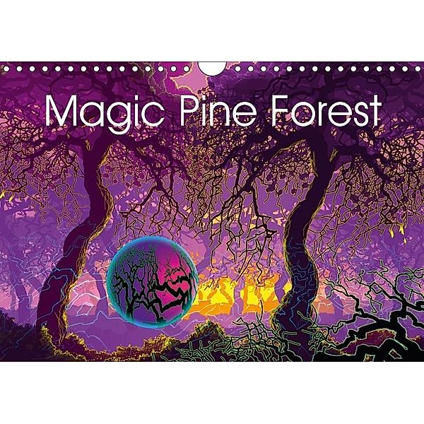 Magic Pine Forest (Wall Calendar 2017 DIN A4 Landscape), Maro Mitrovic