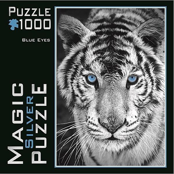Magic Silver Puzzle Motiv: Blue Eyes 1.000 Teile