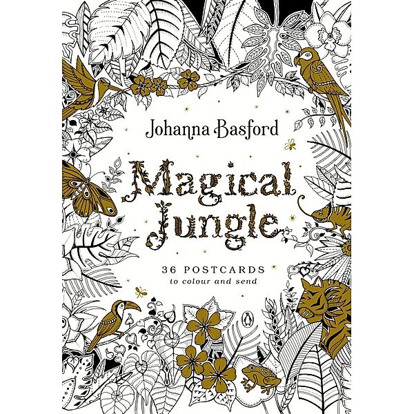 Magical Jungle - 36 Postcards to Colour and Send, Johanna Basford