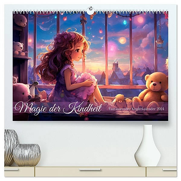 Magie der Kindheit (hochwertiger Premium Wandkalender 2024 DIN A2 quer), Kunstdruck in Hochglanz, Bettina Dittmann