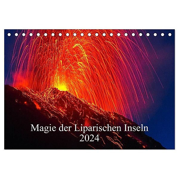 Magie der Liparischen Inseln 2024 (Tischkalender 2024 DIN A5 quer), CALVENDO Monatskalender, Giuseppe Lupo