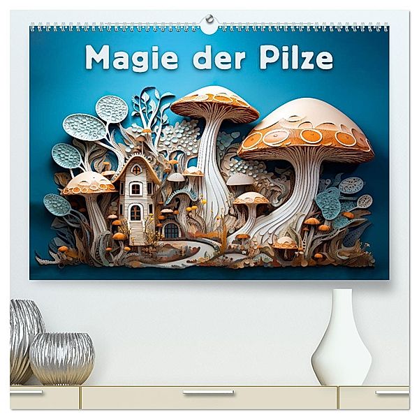 Magie der Pilze (hochwertiger Premium Wandkalender 2024 DIN A2 quer), Kunstdruck in Hochglanz, Calvendo, Erich Krätschmer