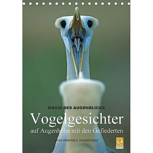 Magie des Augenblicks - Vogelgesichter - auf Augenhöhe mit den Gefiederten (Tischkalender 2018 DIN A5 hoch), Winfried Wisniewski
