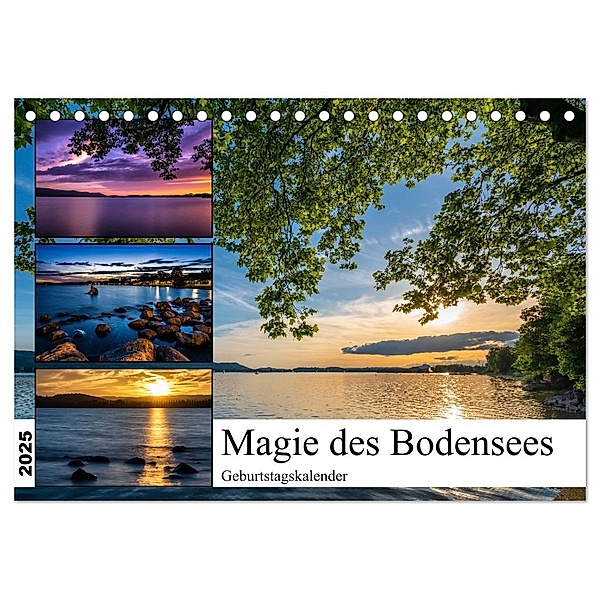 Magie des Bodensees (Tischkalender 2025 DIN A5 quer), CALVENDO Monatskalender, Calvendo, Marc Alexander Kunze