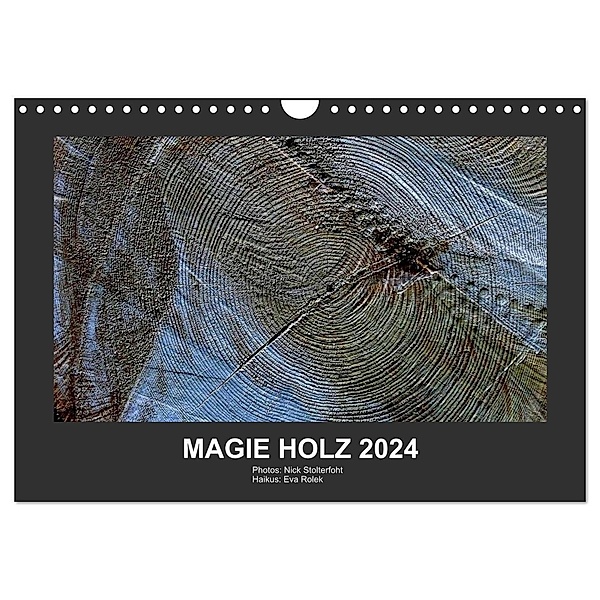 MAGIE HOLZ 2024 (Wandkalender 2024 DIN A4 quer), CALVENDO Monatskalender, Nikolaus Stolterfoht