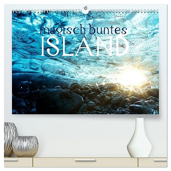 MAGISCH BUNTES ISLAND (hochwertiger Premium Wandkalender 2024 DIN A2 quer), Kunstdruck in Hochglanz, Horst Fuchs