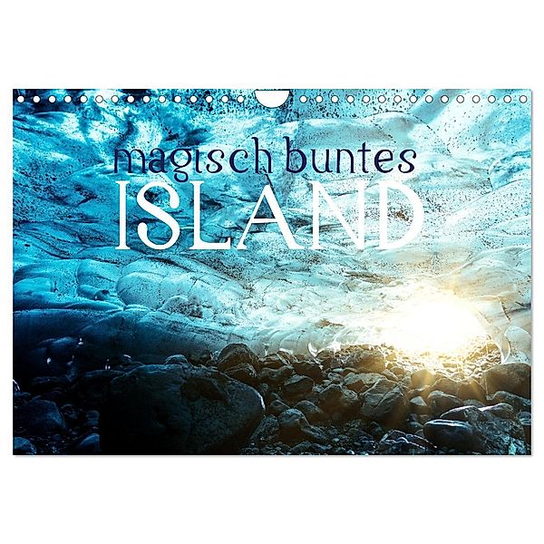 MAGISCH BUNTES ISLAND (Wandkalender 2025 DIN A4 quer), CALVENDO Monatskalender, Calvendo, Horst Fuchs