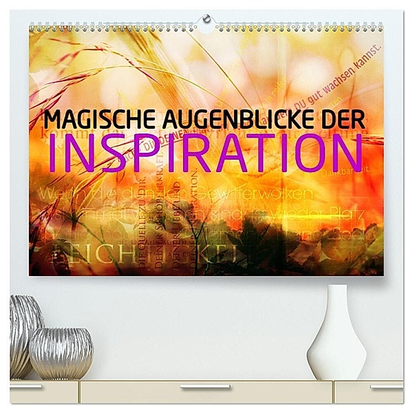 Magische Augenblicke der Inspiration (hochwertiger Premium Wandkalender 2024 DIN A2 quer), Kunstdruck in Hochglanz, Markus Wuchenauer - Pixelrohkost