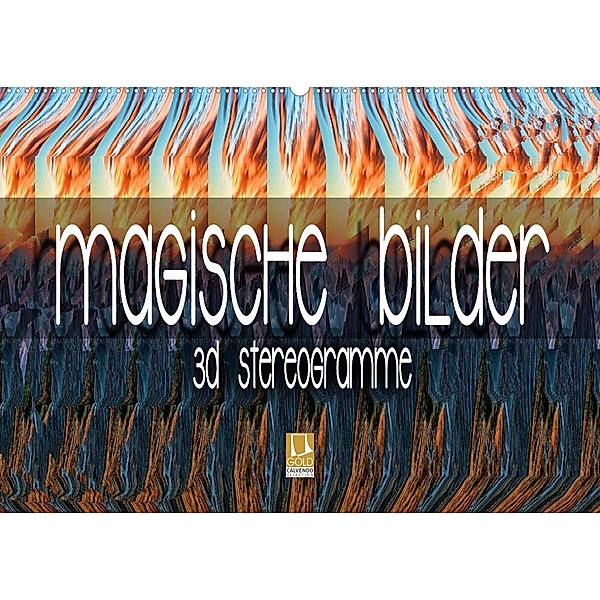 Magische Bilder - 3D Stereogramme (Wandkalender 2023 DIN A2 quer), Renate Bleicher