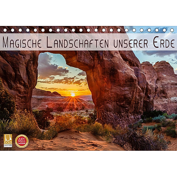 Magische Landschaften unserer Erde (Tischkalender 2019 DIN A5 quer), Denis Feiner