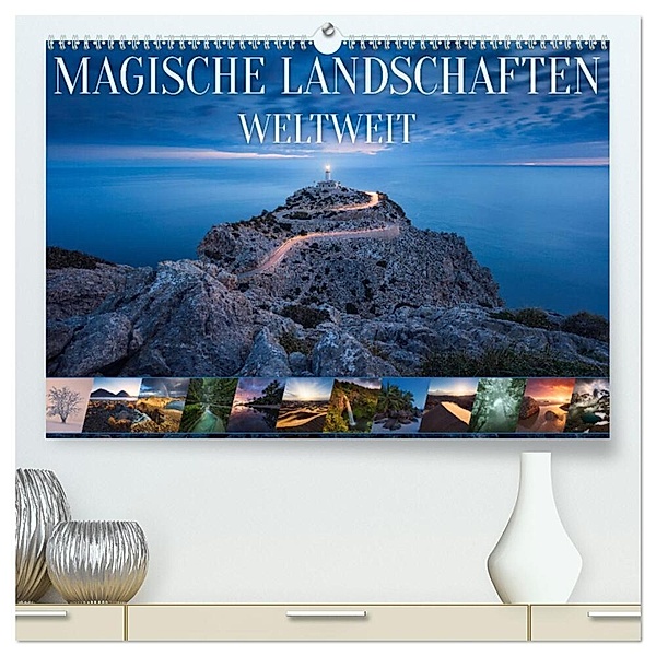 Magische Landschaften Weltweit (hochwertiger Premium Wandkalender 2024 DIN A2 quer), Kunstdruck in Hochglanz, Michael Breitung