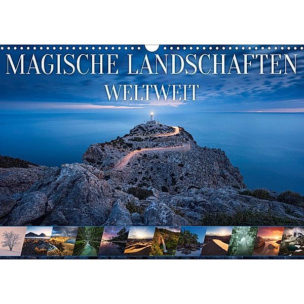 Magische Landschaften Weltweit (Wandkalender immerwährend DIN A3 quer), Michael Breitung