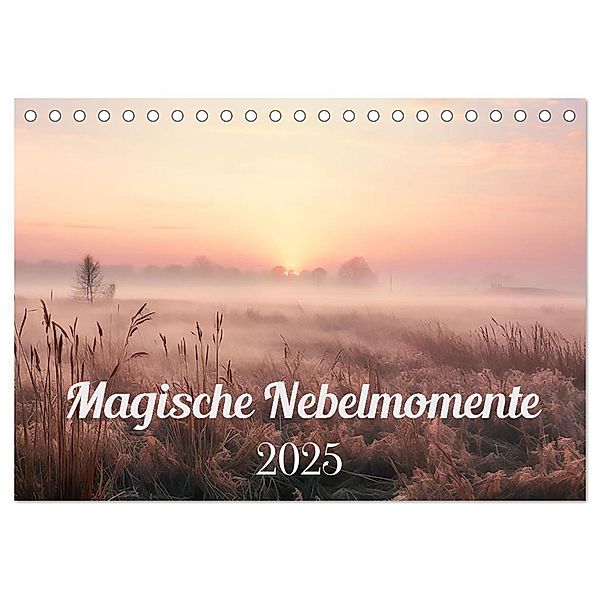 Magische Nebelmomente (Tischkalender 2025 DIN A5 quer), CALVENDO Monatskalender, Calvendo, Alle Bee