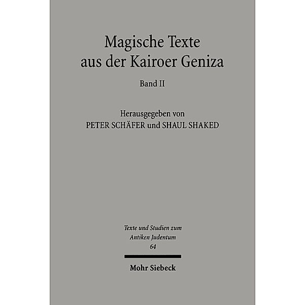 Magische Texte aus der Kairoer Geniza