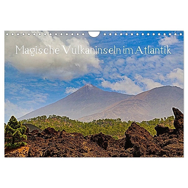 Magische Vulkaninseln im Atlantik (Wandkalender 2024 DIN A4 quer), CALVENDO Monatskalender, Christoph Maas