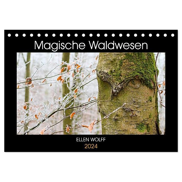 Magische Waldwesen (Tischkalender 2024 DIN A5 quer), CALVENDO Monatskalender, Ellen Wolff