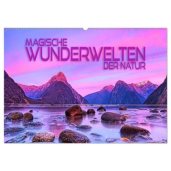 Magische Wunderwelten der Natur (Wandkalender 2024 DIN A2 quer), CALVENDO Monatskalender, Renate Utz
