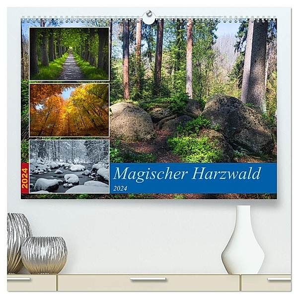 Magischer Harzwald (hochwertiger Premium Wandkalender 2024 DIN A2 quer), Kunstdruck in Hochglanz, Steffen Gierok-Latniak