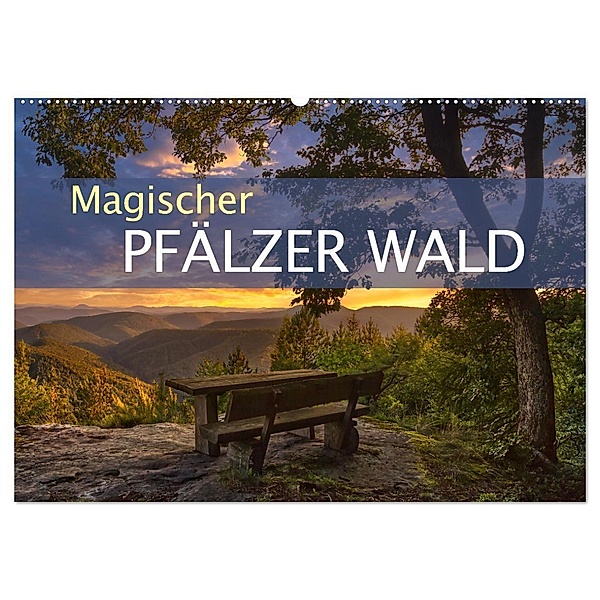 Magischer Pfälzer Wald (Wandkalender 2024 DIN A2 quer), CALVENDO Monatskalender, Stefanie Pappon