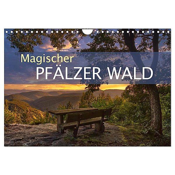 Magischer Pfälzer Wald (Wandkalender 2024 DIN A4 quer), CALVENDO Monatskalender, Stefanie Pappon