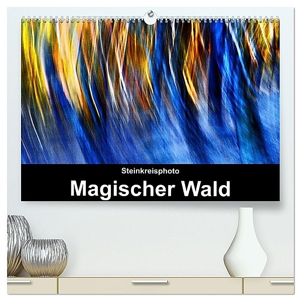 Magischer Wald (hochwertiger Premium Wandkalender 2024 DIN A2 quer), Kunstdruck in Hochglanz, Jürgen Lüno - Steinkreisphoto