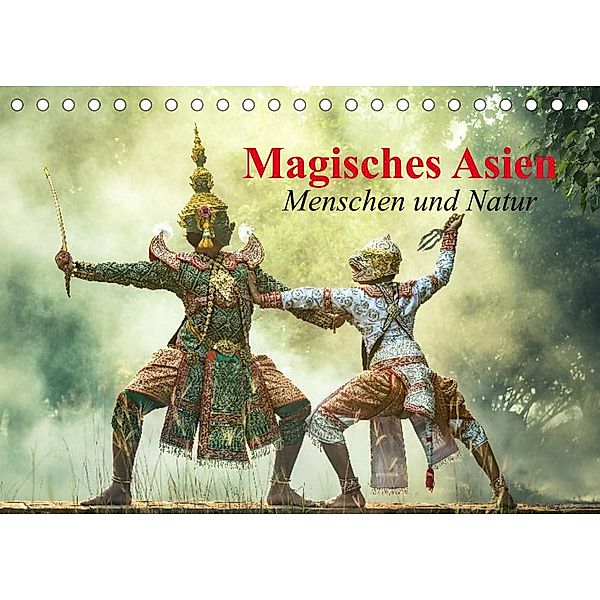 Magisches Asien. Menschen und Natur (Tischkalender 2023 DIN A5 quer), Elisabeth Stanzer