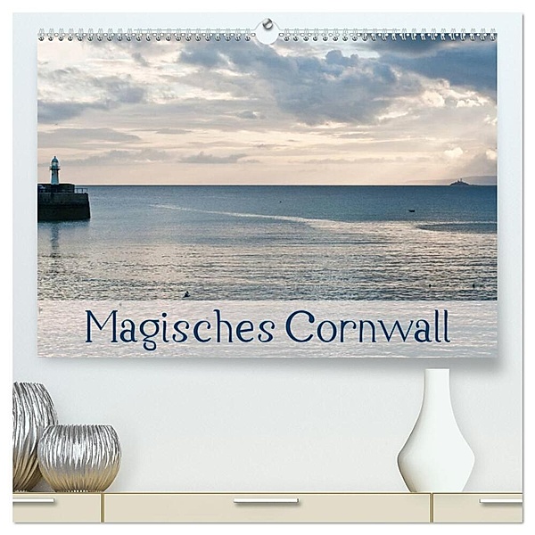 Magisches Cornwall (hochwertiger Premium Wandkalender 2024 DIN A2 quer), Kunstdruck in Hochglanz, Juergen Lueftner