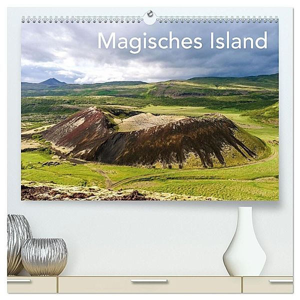 Magisches Island (hochwertiger Premium Wandkalender 2024 DIN A2 quer), Kunstdruck in Hochglanz, Tobias Brandt