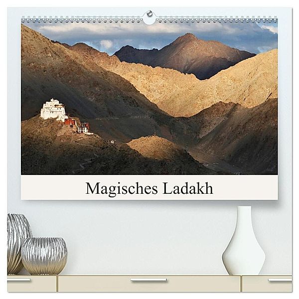 Magisches Ladakh (hochwertiger Premium Wandkalender 2025 DIN A2 quer), Kunstdruck in Hochglanz, Calvendo, Bernd Becker