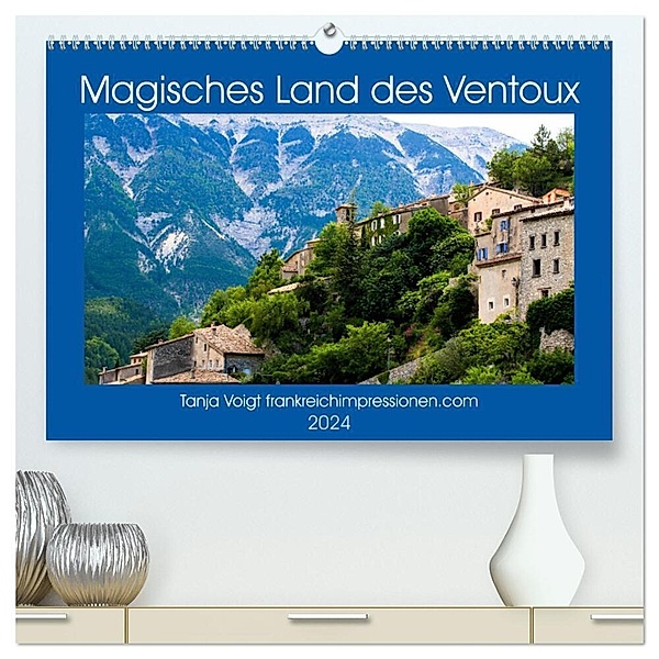 Magisches Land des Ventoux (hochwertiger Premium Wandkalender 2024 DIN A2 quer), Kunstdruck in Hochglanz, Tanja Voigt