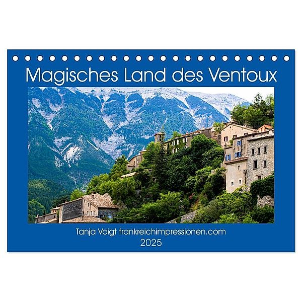 Magisches Land des Ventoux (Tischkalender 2025 DIN A5 quer), CALVENDO Monatskalender, Calvendo, Tanja Voigt