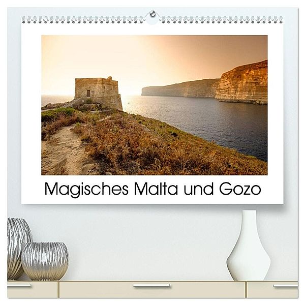 Magisches Malta und Gozo (hochwertiger Premium Wandkalender 2024 DIN A2 quer), Kunstdruck in Hochglanz, Christoph Papenfuss