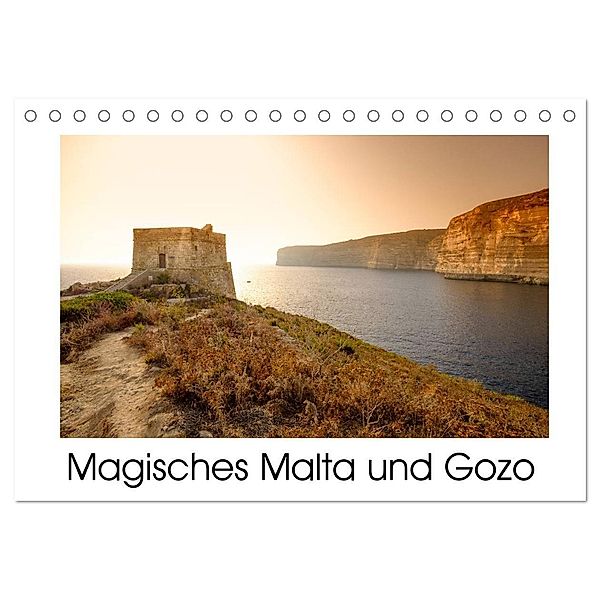 Magisches Malta und Gozo (Tischkalender 2024 DIN A5 quer), CALVENDO Monatskalender, Christoph Papenfuss