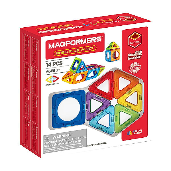 Magformers Magnet-Basisset MAGFORMERS 278-70 BASIC PLUS 14-teilig