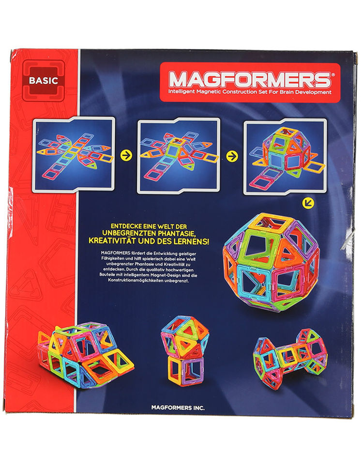 Magnet-Bausatz MAGFORMERS 274-09 62-teilig kaufen