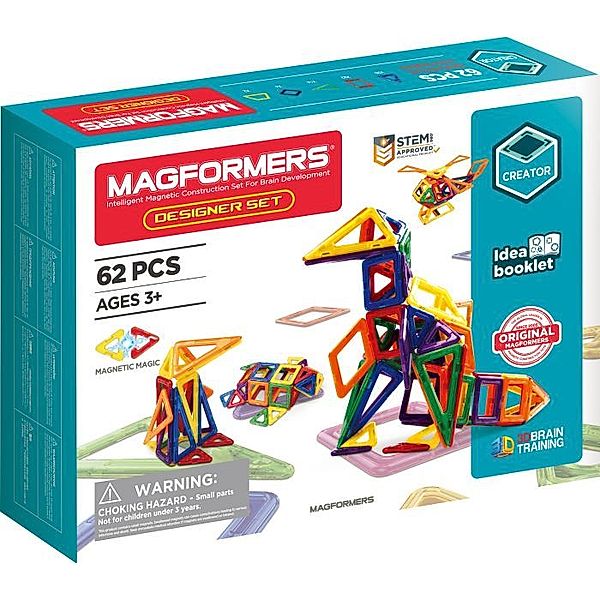 Magnet-Bausatz MAGFORMERS 274-15 DESIGNER SET 62-teilig kaufen