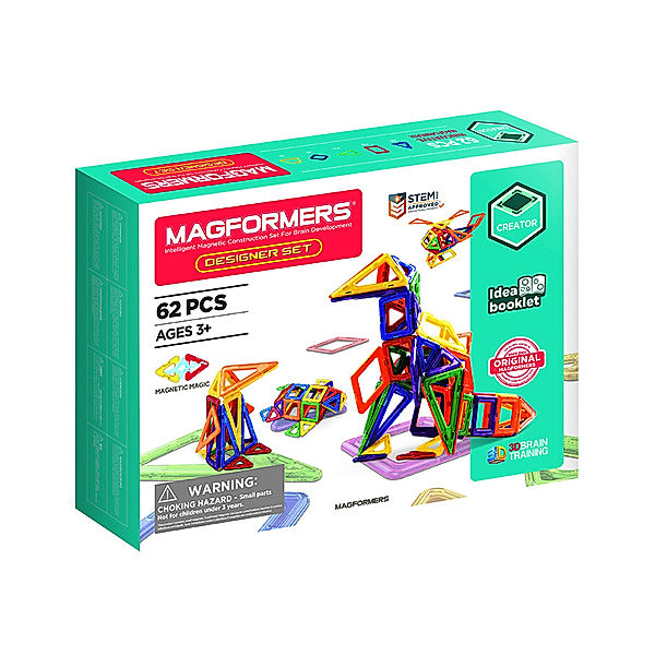 Magformers Magnet-Bausatz MAGFORMERS 274-15 DESIGNER SET 62-teilig