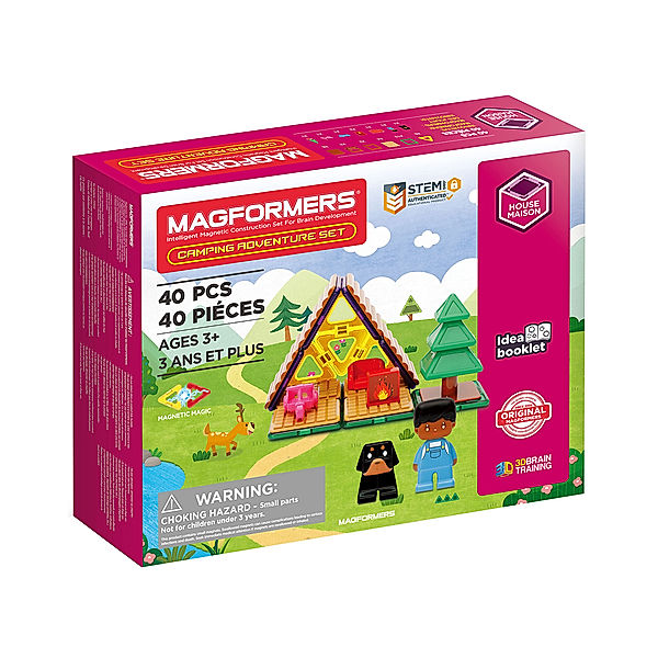 Magformers Magnet-Bausatz MAGFORMERS 278-84 CAMPING ADVENTURE SET 40-teilig