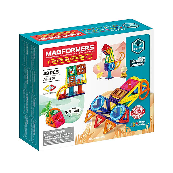 Magformers Magnet-Bausatz MAGFORMERS 279-14 MY FARM LAND SET 48-teilig