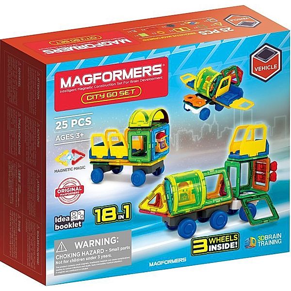 Magformers Magnet-Bausatz MAGFORMERS 279-23 CITY GO 25-teilig
