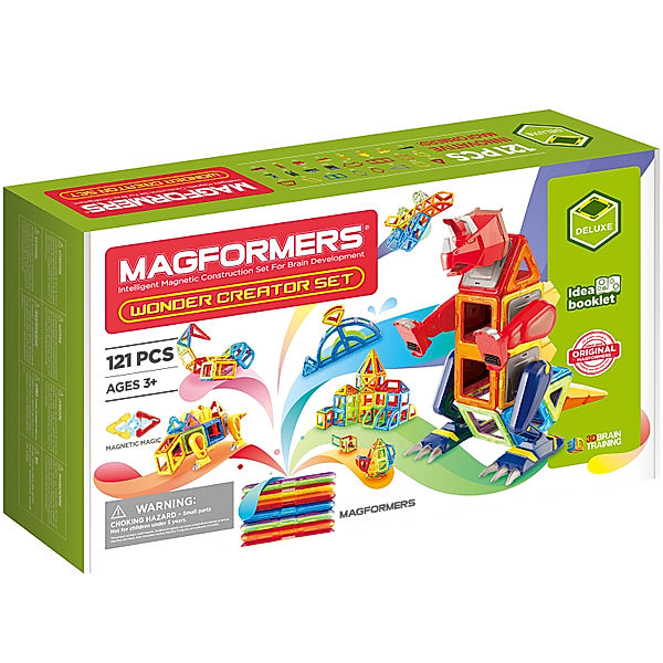 Magformers Magnet-Bausatz WONDER CREATOR SET 121-teilig