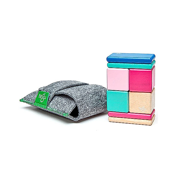 tegu Magnet-Bausteine MINI 8-teilig (Farbe: pastellbunt)