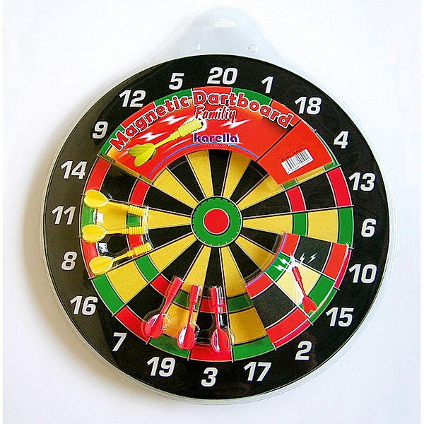 Magnet-Dartboard inkl. 6 Pfeile