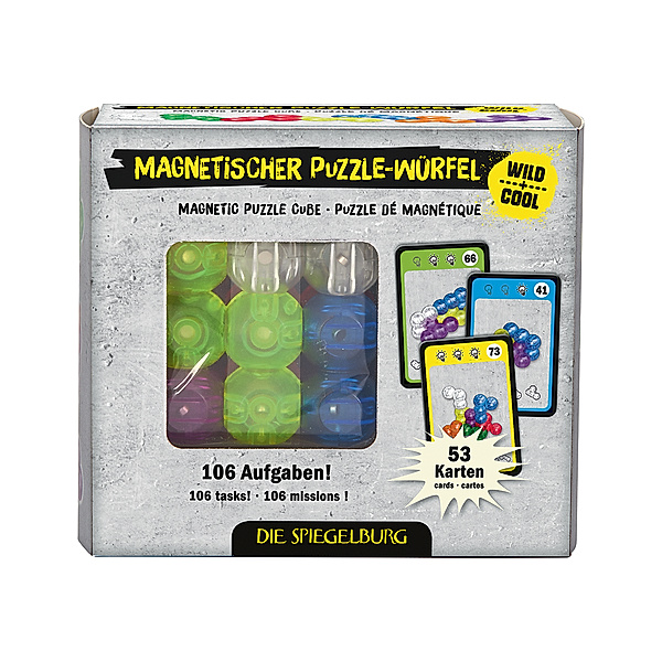 Die Spiegelburg Magnet-Puzzle WILD + COOL - PUZZLE WÜRFEL