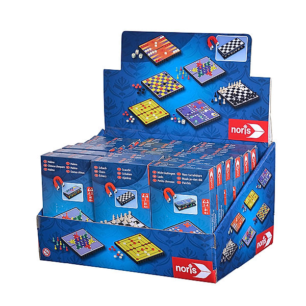 Simba Toys, Noris Spiele Magnet-Reisespiel 6-sort. (Spiel)