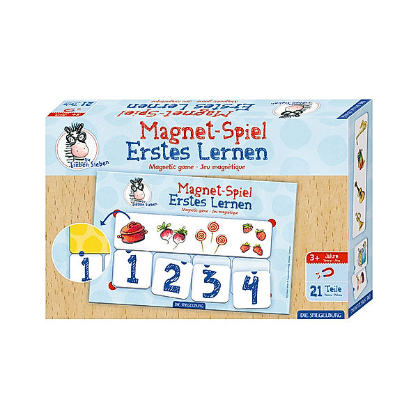 Die Spiegelburg Magnet-Spiel DIE LIEBEN SIEBEN – ERSTES LERNEN 21-teilig