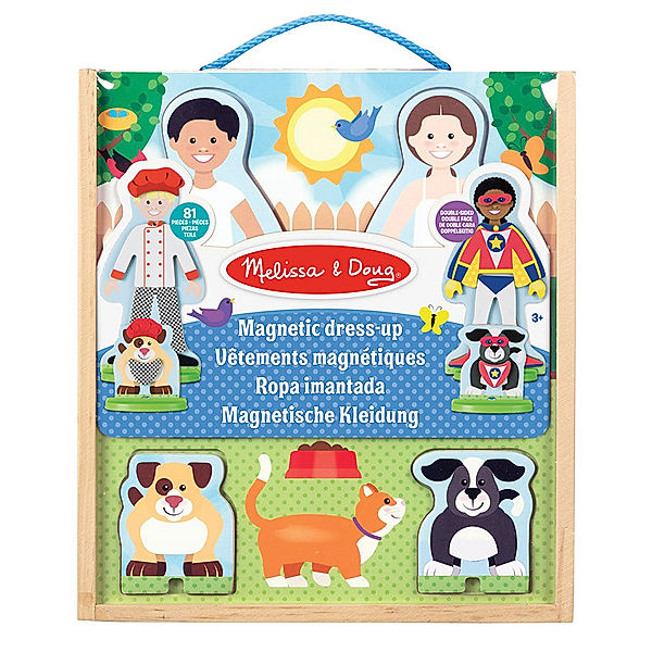 Melissa & Doug Magnet-Spielzeug DRESS-UP – BERUFE