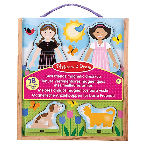 Melissa & Doug Magnet-Spielzeug DRESS-UP – BESTE FREUNDE