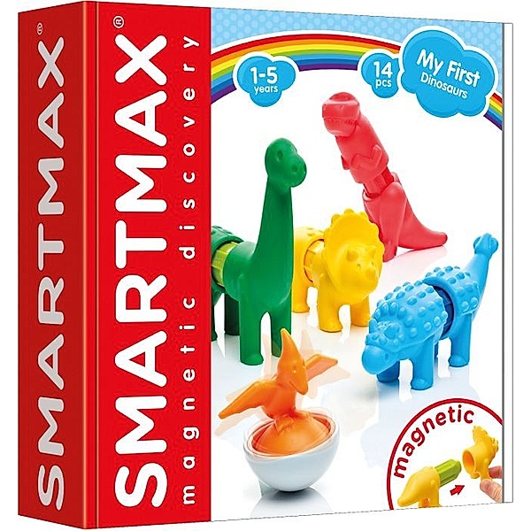Smartmax Magnet-Spielzeug MY FIRST DINOS 14-teilig