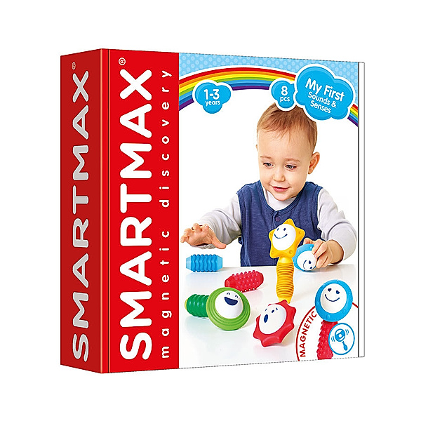 Smartmax Magnet-Spielzeug MY FIRST SOUND & SENSES 8-teilig